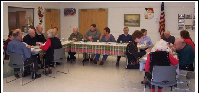 Having a Christmas Feast at the Rexford Fire House!