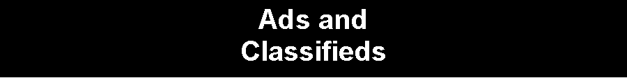 Text Box: Ads and Classifieds