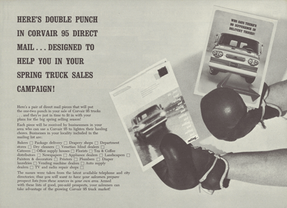 Double punch brochure cover