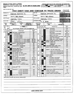 dealer order form