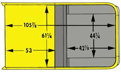 Loadside bed dimensions