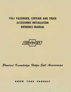 1961 Accessories Installation manual