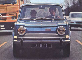 Simca 1000 front view